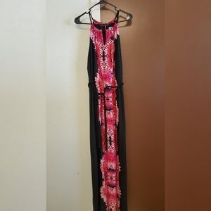 Black Floral Maxi Dress